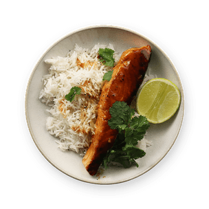 spicy-glazed-salmon-with-rice