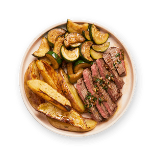 garlic-herb-steak-potatoes-and-zucchini