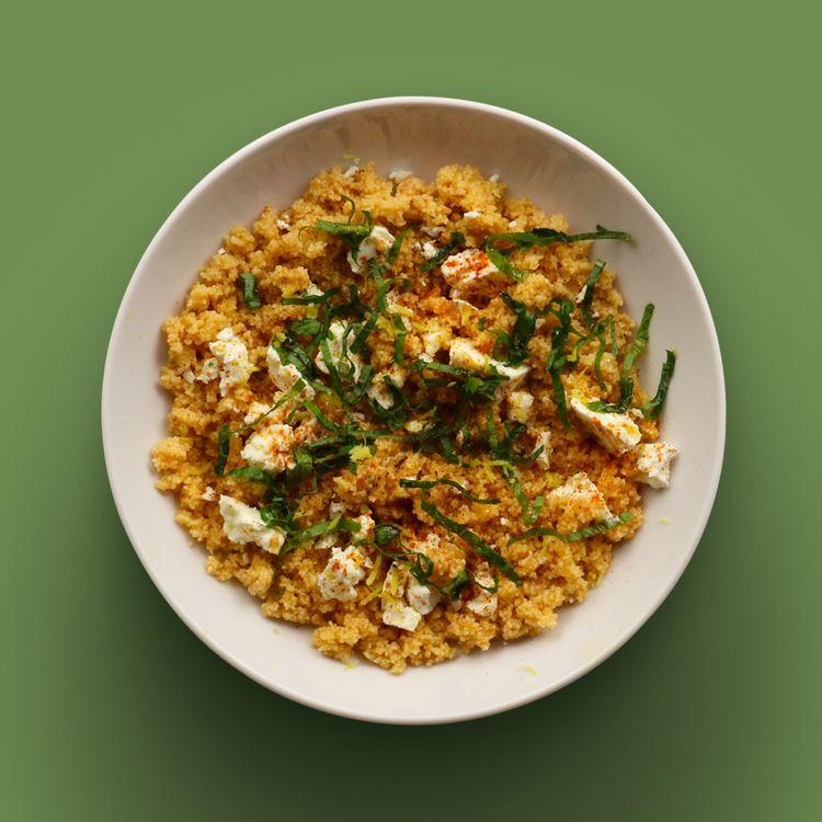 Spicy Couscous with Feta 