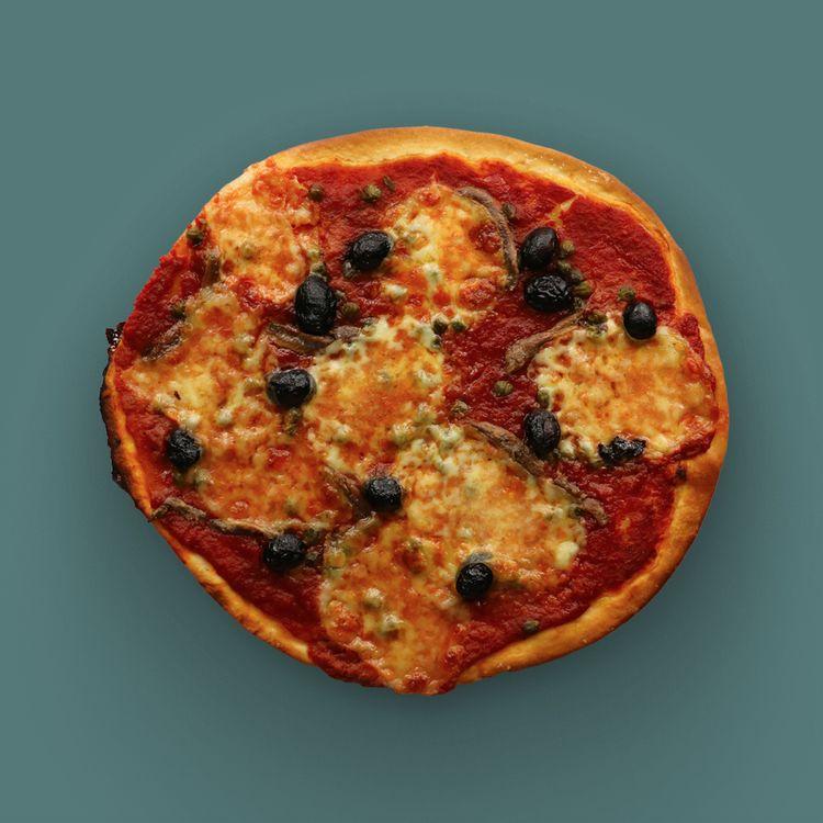 Puttanesca pizza