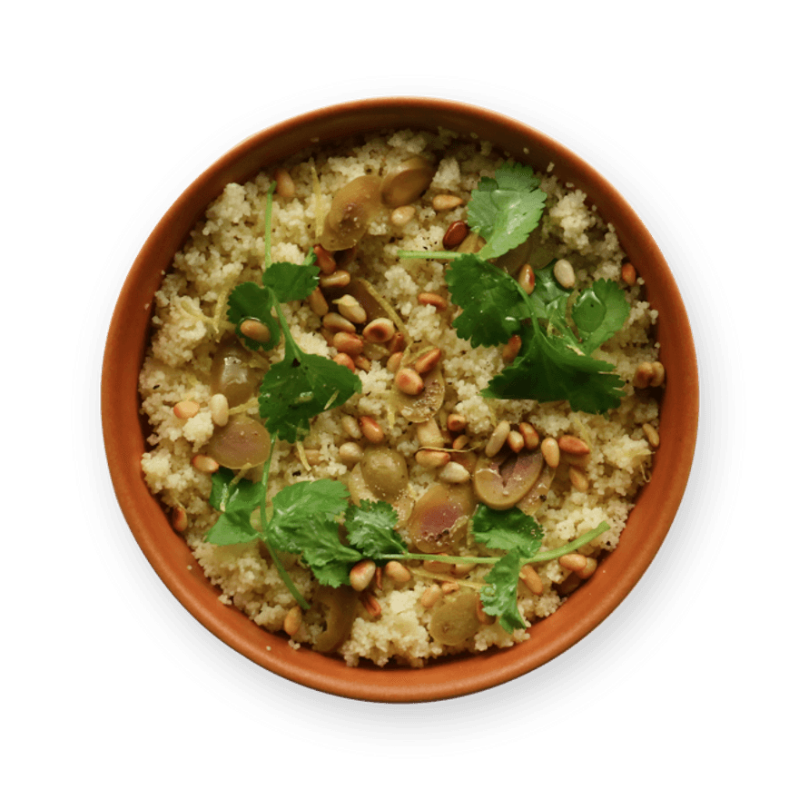 Olive & Pine Nut Couscous