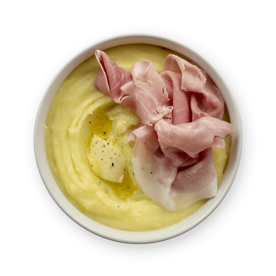 Mashed Potatoes with Ham