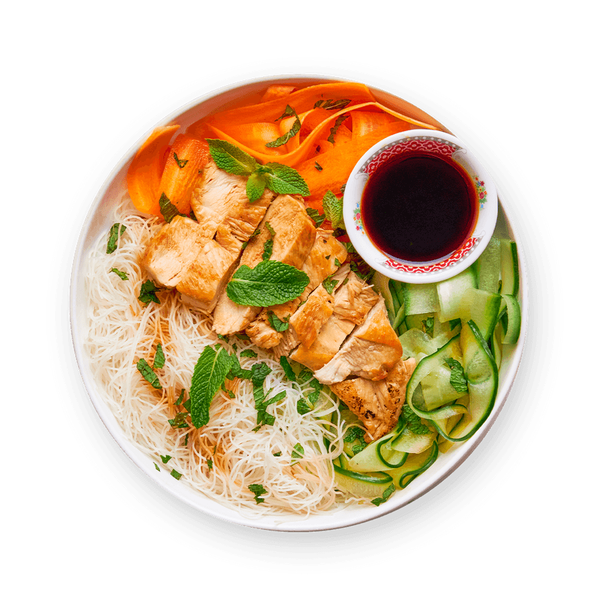 Chicken & Veggie Noodle Bowl