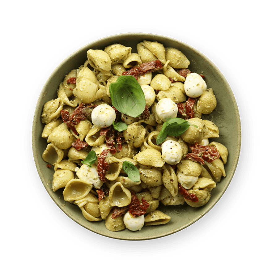 Pesto & Mozzarella Pasta Salad