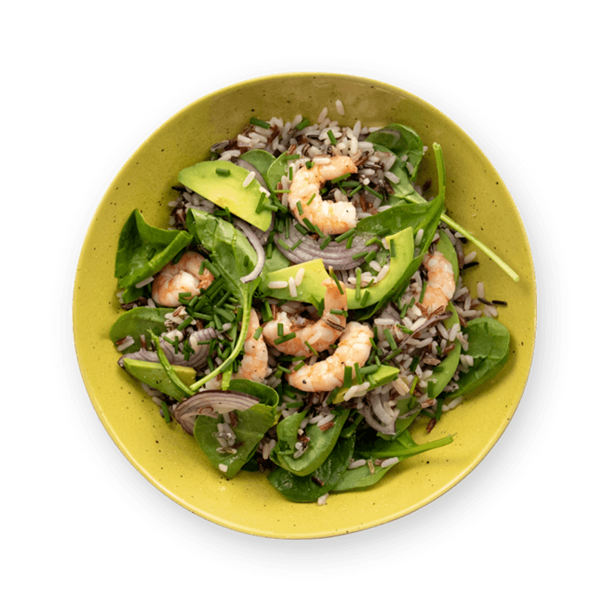 Shrimp & Avocado Rice Bowl