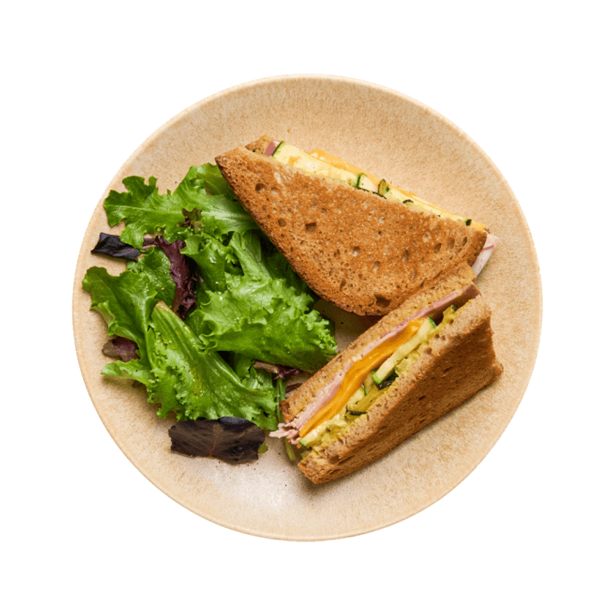 Ham & Zucchini Grilled Cheese Ham & Zucchini Grilled Cheese