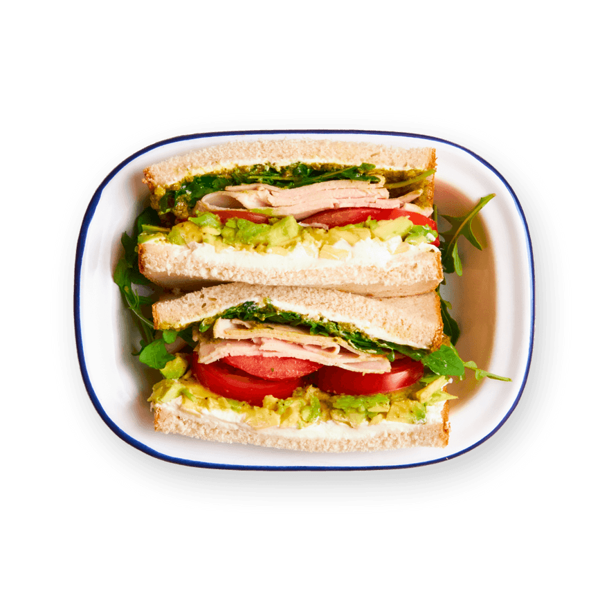 Pesto Chicken & Avocado Sandwich