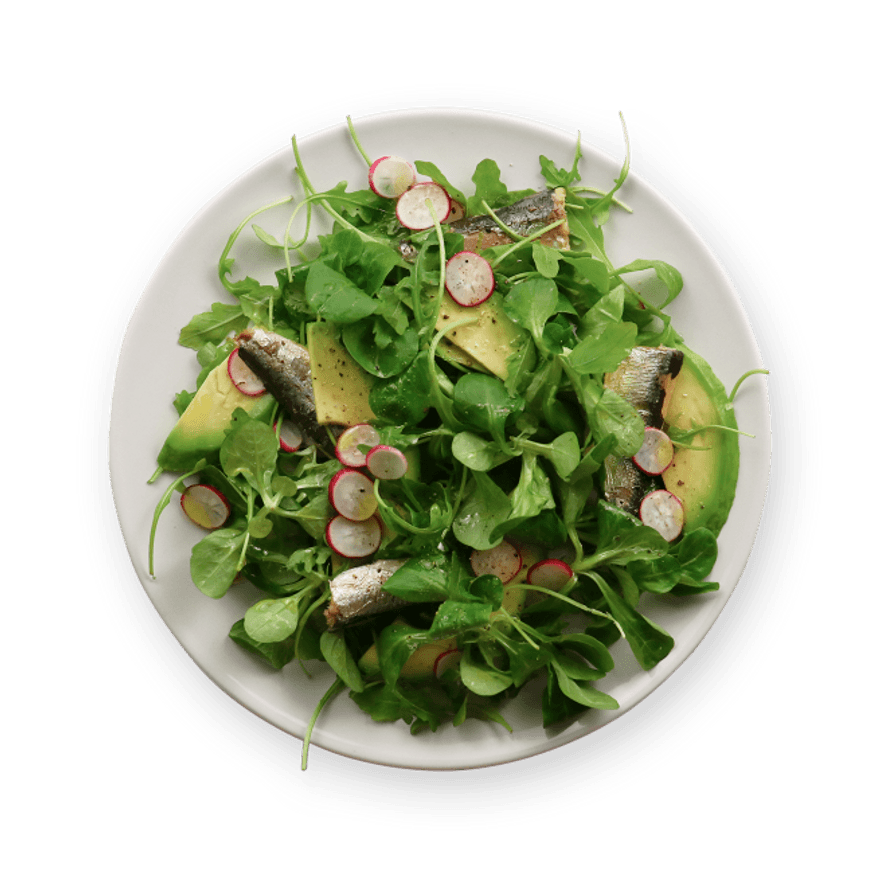 Sardine & Avocado Salad