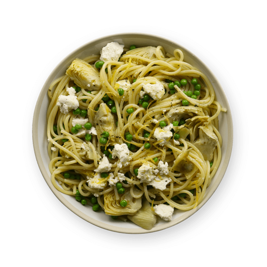 Ricotta & Artichoke Spaghetti
