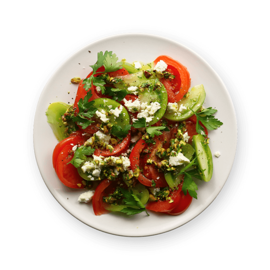 Tomato & Pistachio Summer Salad