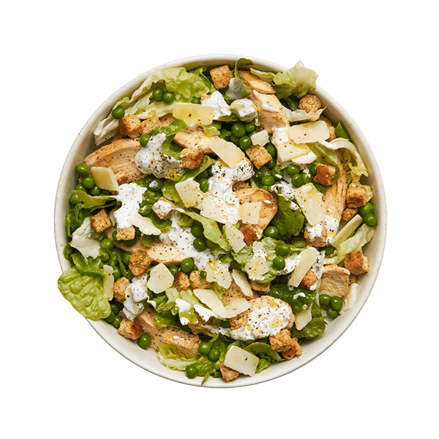 Chicken Tzatziki Salad with Peas
