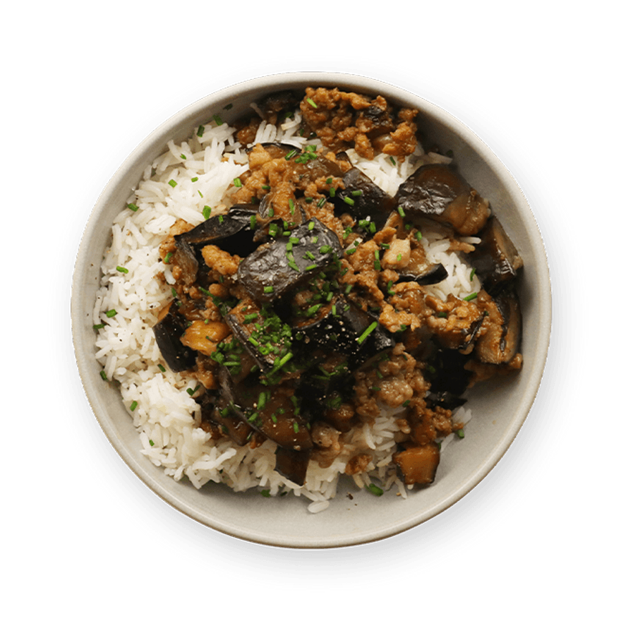 Eggplant & Pork Stir Fry