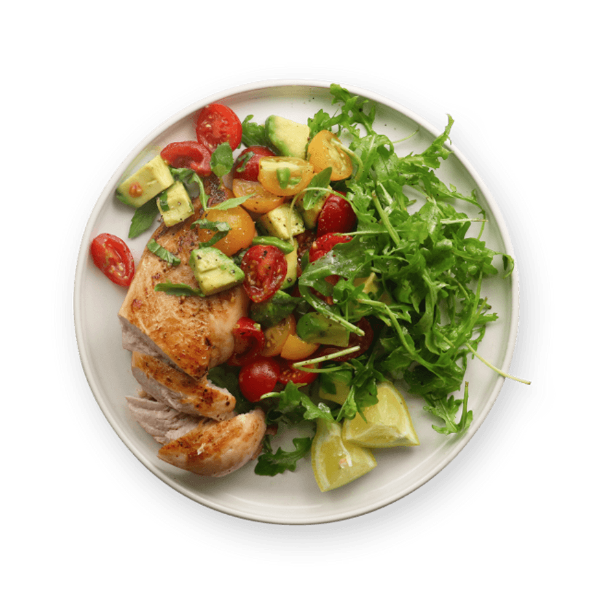 Chicken, Tomato & Avocado Salad