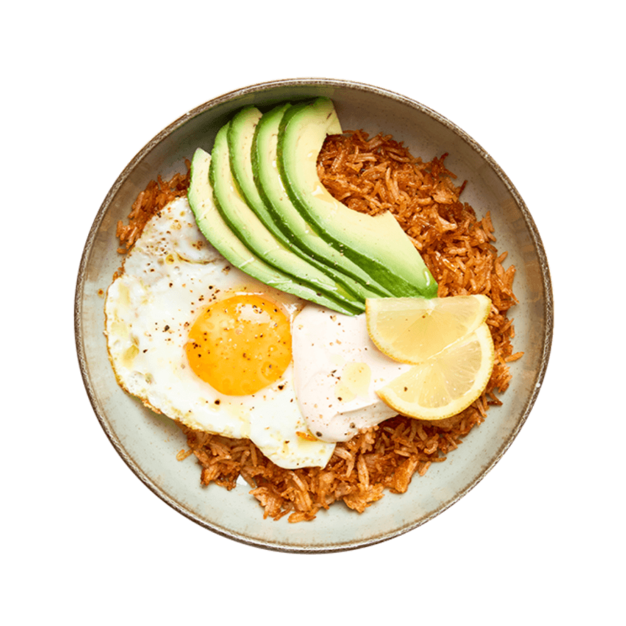 Bowl au riz crispy & œuf au plat Bowl au riz crispy & œuf au plat