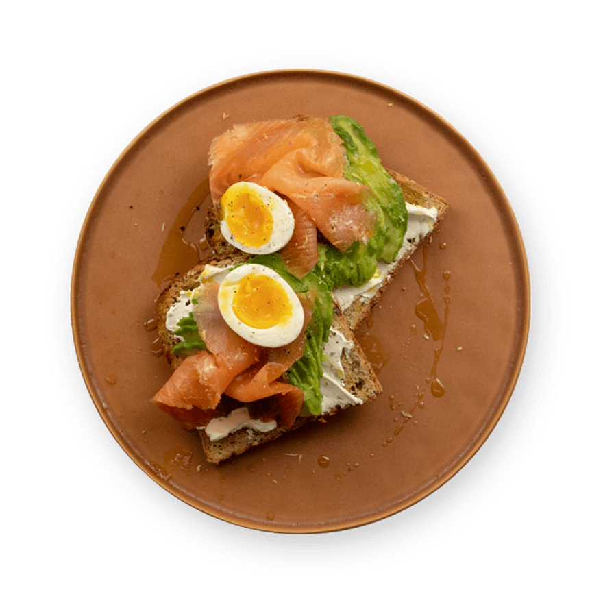 Avocado Toast with Smoked Salmon & Egg