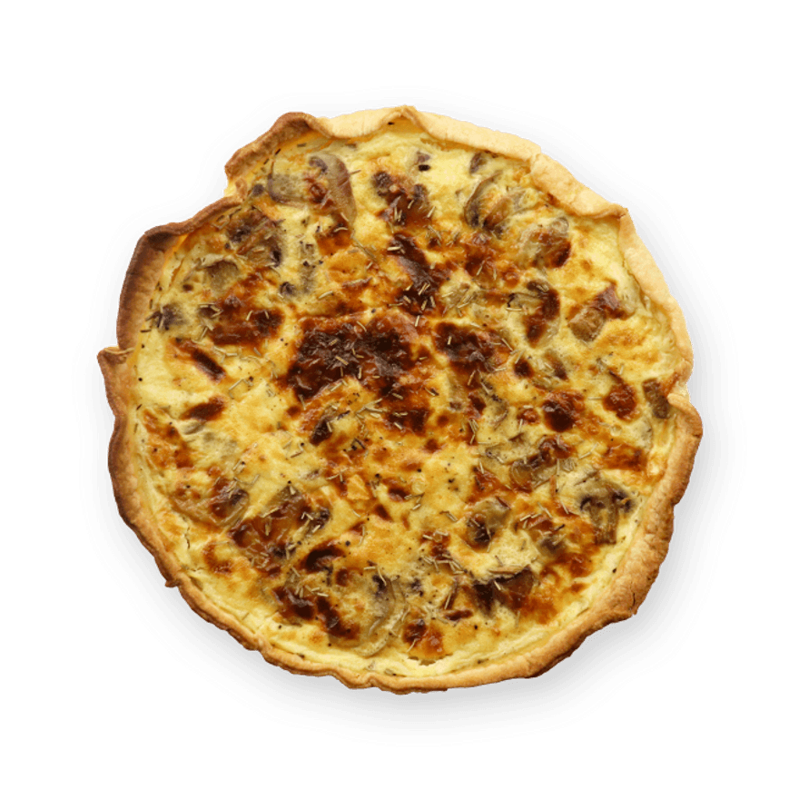 Mushroom & Swiss Cheese Quiche