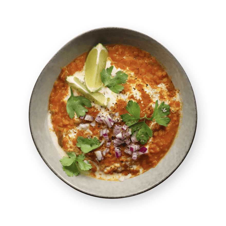 Red Lentil & Sweet Potato Curry