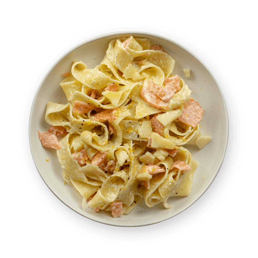 Smoked Salmon Pappardelle