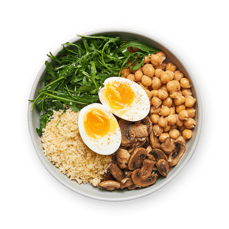 Mushroom & Chickpea Protein Bowl