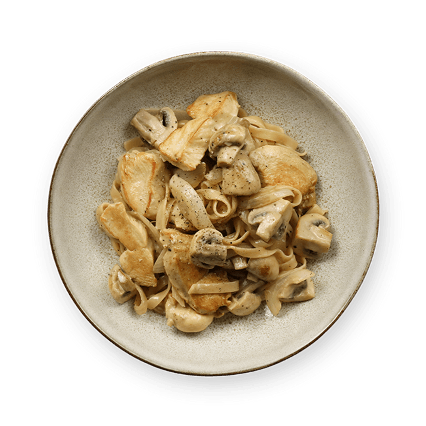 Creamy Chicken & Mushroom Tagliatelle