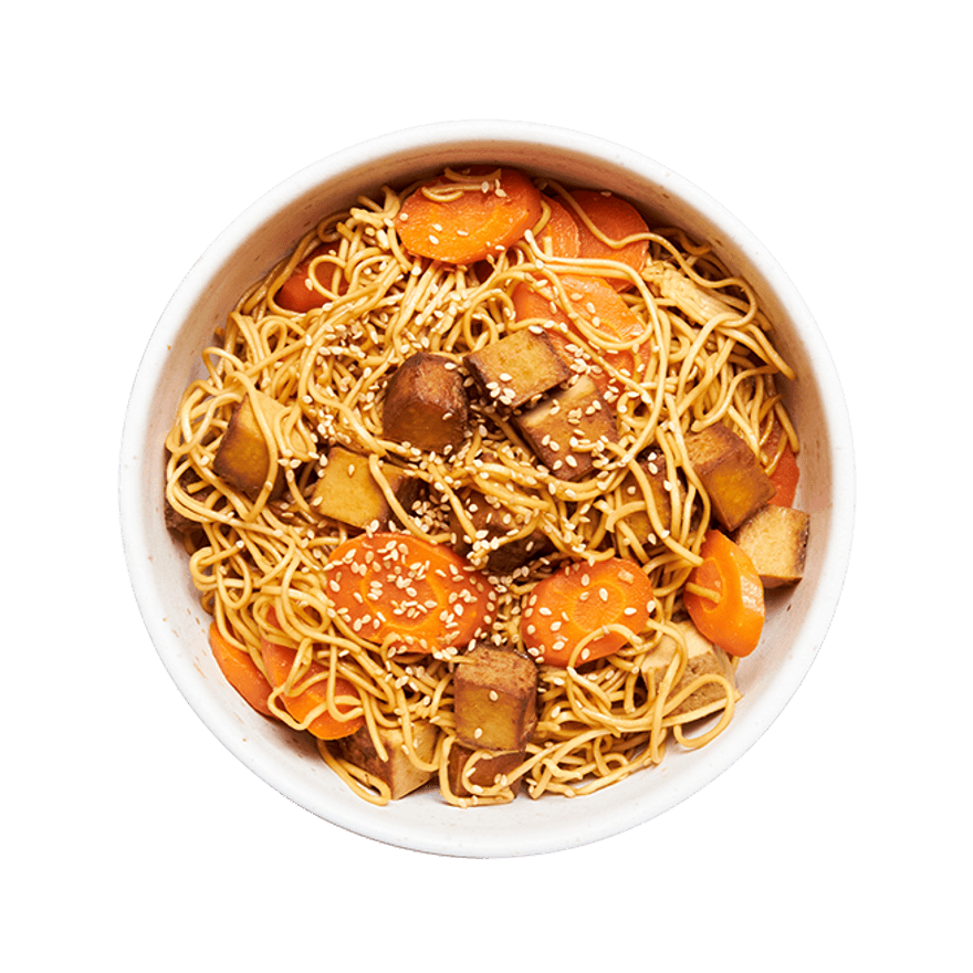 Teriyaki Tofu & Stir-Fried Noodles