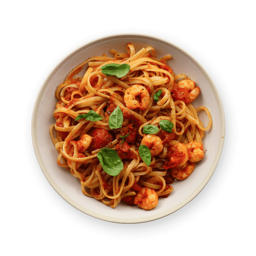 Shrimp & Tomato Linguine