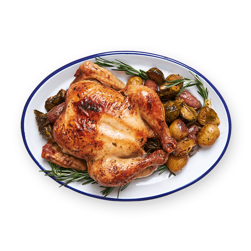 Maple Rosemary Roast Chicken