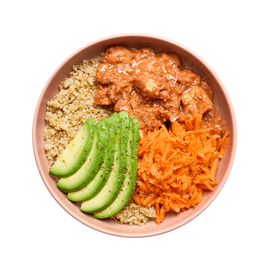 Quinoa Chicken Mafé Bowl Quinoa Chicken Mafé Bowl