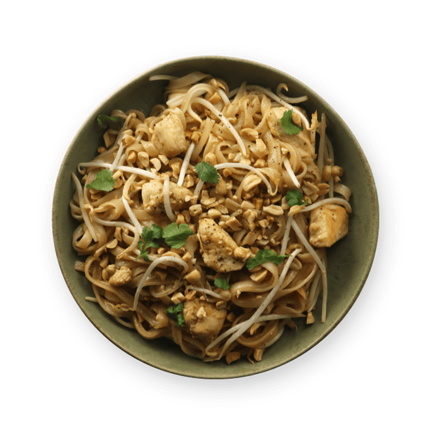 Chicken with Peanut Noodles