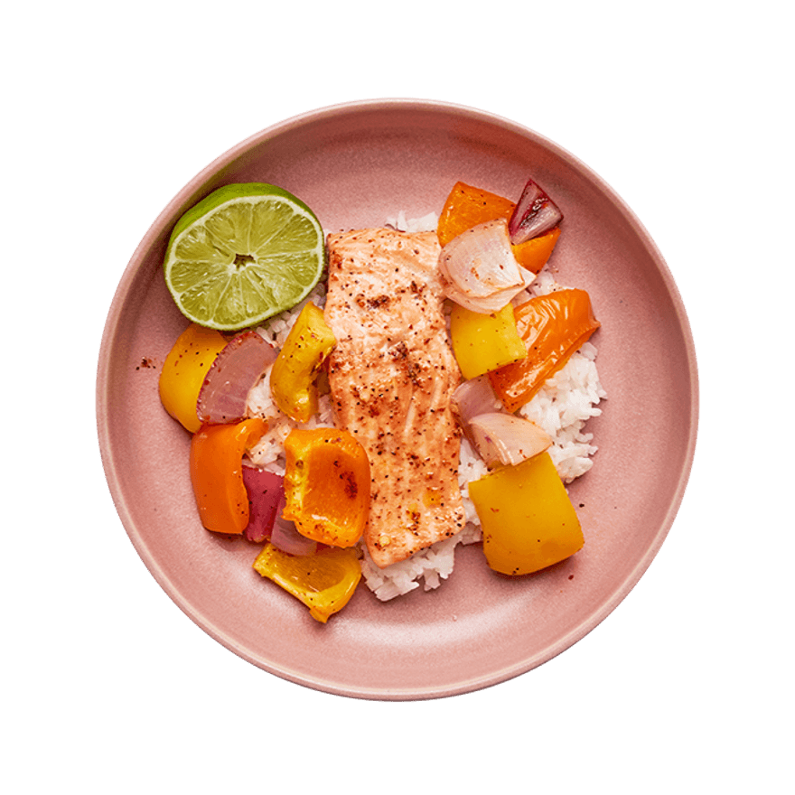 Chili-Lime Salmon & Rice