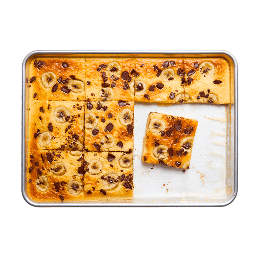 Chocolate Banana Sheet Pan Pancake Chocolate Banana Sheet Pan Pancake