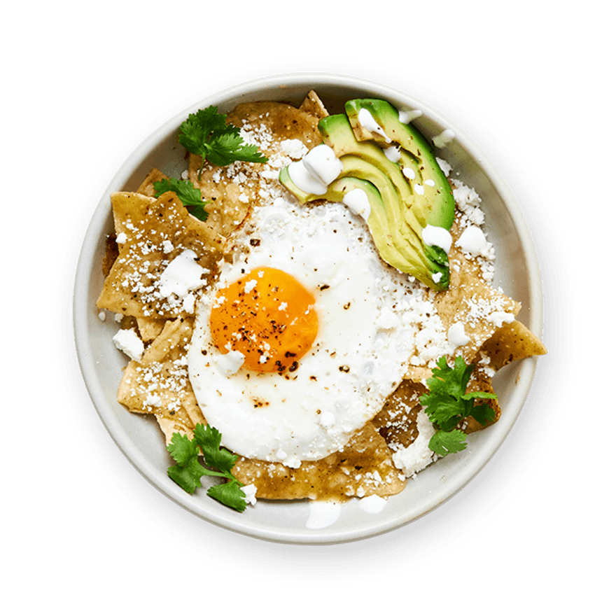 Quick Green Chilaquiles