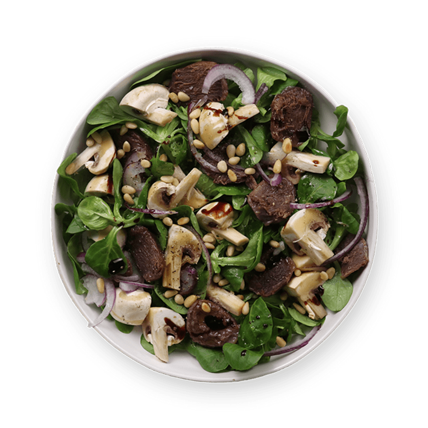 Balsamic Chicken & Pine Nut Salad