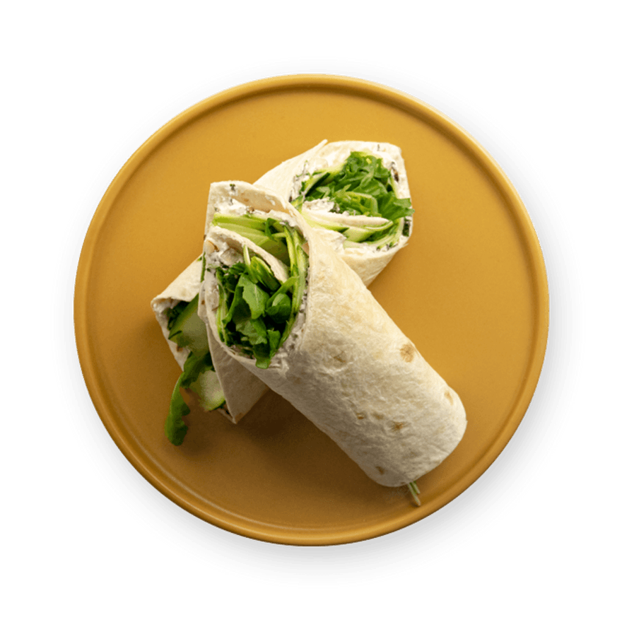 Zucchini & Goat Cheese Wrap