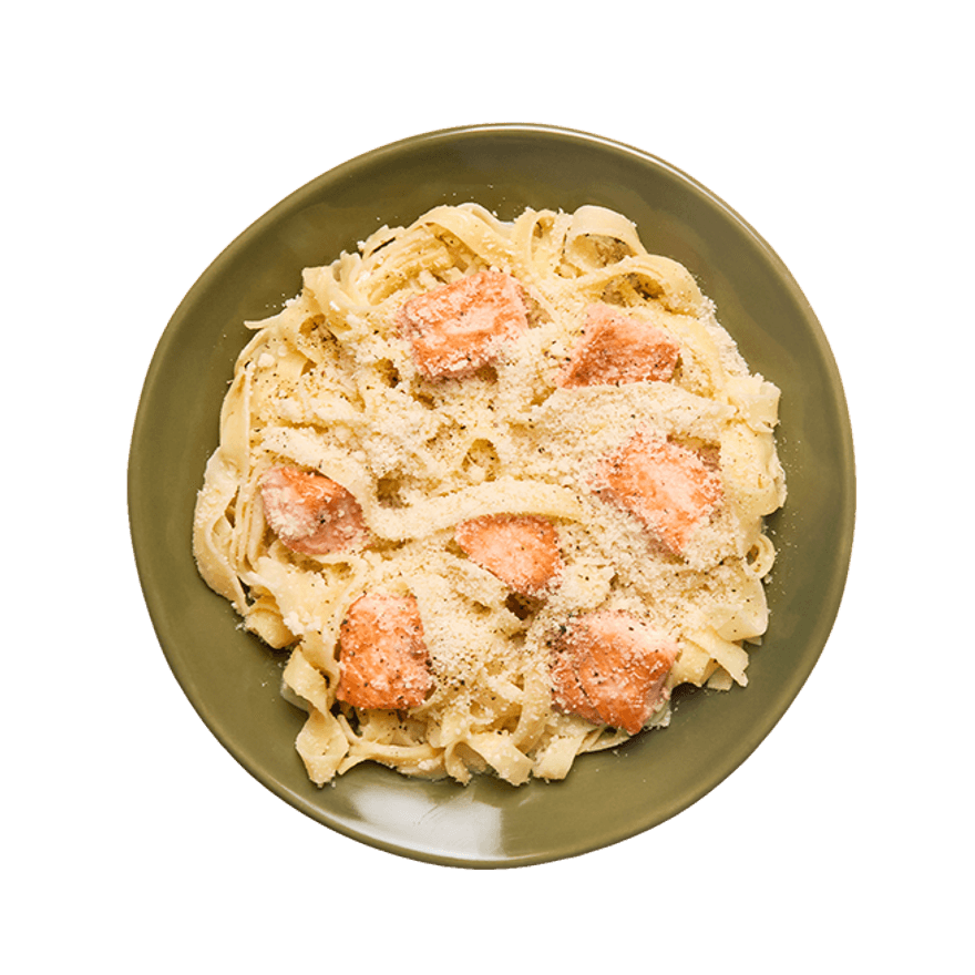 Pâtes Alfredo au saumon Pâtes Alfredo au saumon