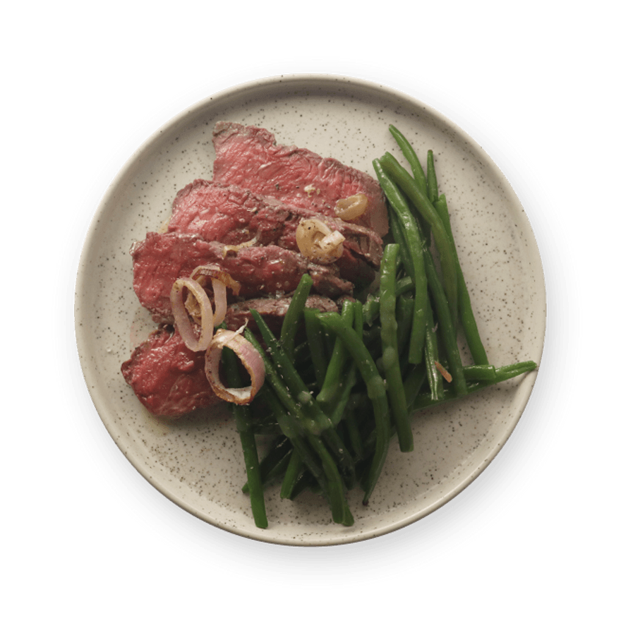 Flank Steak & Green Beans