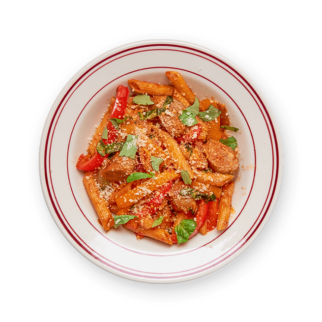 sausage-and-peppers-pasta