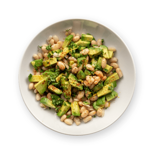 white-bean-and-avocado-salad