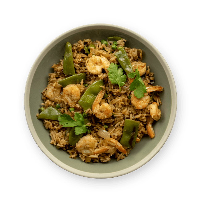 shrimp-and-snow-pea-fried-rice