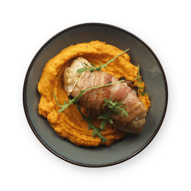 bacon-wrapped-cod-and-butternut-puree