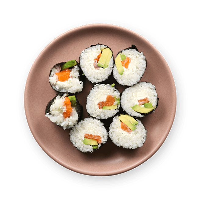 salmon-and-avocado-maki-rolls