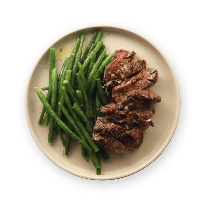 steak-and-green-beans