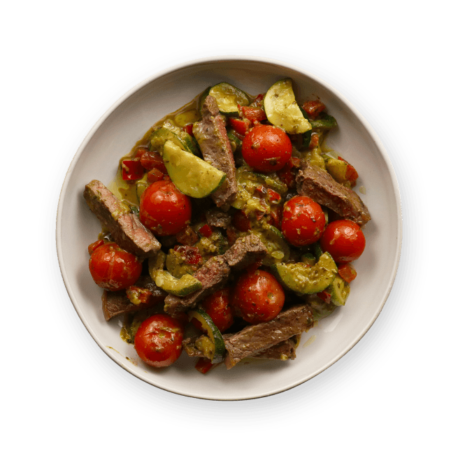 pesto-steak-and-summer-veggies