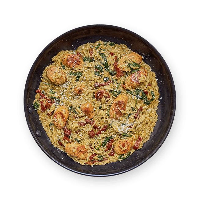 one-pan-chicken-sausage-and-orzo